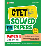 Arihant CTET Paper 2nd Social Science 34 Sets 2024-2015 Solved Papers 2025 Edition English Medium