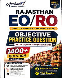 Arihant Rajasthan EO RO Objective Practice Question Part B 1400+ Questions By Ravi Prakash Lamba And Vidya Choudhary August 2026 Edition
