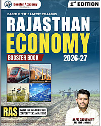 Booster Academy Rajasthan Economy English Medium By Kapil Choudhary July 2026 Edition For RAS And Other Competitive Exam