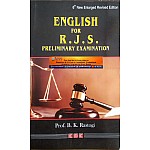 CBC English For Rajasthan Judicial Services 6th Revised Edition By Prof. B.K. Rastogi For R.J.S. Preliminary Examination