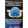 Educational Psychology Pedagogy and ICT In Teaching Learning By H.L. Arora Useful For RPSC 1st Grade School Lecturer Examination
