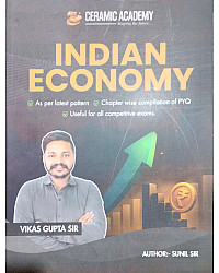 Ceramic Academy Indian Economy By Sunil sir Vikas Gupta Sir 2026 Edition In English Medium