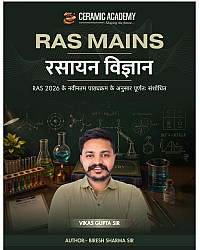 Ceramic Academy RAS Mains Chemistry (Rasayan Vigyan) June 2026 Edition By Biresh Sharma Sir Vikas Gupta Sir