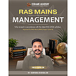 Ceramic Academy RAS Mains Management By Vikas Sir Surendra Khandal Sir July 2026 Edition English Medium