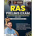 Ceramic Academy RAS Prelims Subject And Year Wise Compilation Of PYQ 2013-2025 By Vikas Gupta 2nd Edition June 2025 English Medium