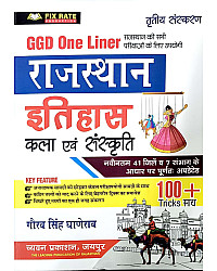 Chyavan GGD One Liner Rajasthan History Art Culture (Itihas Kala Sanskriti) 3rd Edition May 2025 By Gaurav Singh Ghanerao