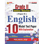 Chyavan Rpsc Second Grade 2nd Paper English 10 Model Test Paper With Explain By Prof B.K. Rastogi And Netu rastogi For RPSC 2nd Grade Exam 2026 Edition