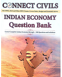 Connect Civils Indian Economy Question Bank For UPSC RAS RPSC Exam October 2026 Edition In English Medium