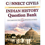 Connect Civils Indian History Question Bank Objective English Medium For RAS And RPSC Exam August 2026 Edition