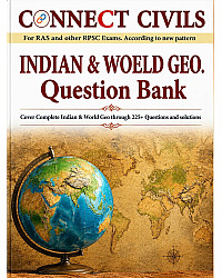 Connect Civils Indian and World Geography Question Bank English Medium 2026 Edition
