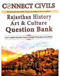 Connect Civils Rajasthan History Art Culture Objective Question Bank For RAS And RPSC Exams August 2026 Edition In English Medium