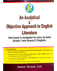JPM An Analytical Objective Approach To English Literature For RPSC First And Second Grade By Ashok Kumar Jain April 2026 Edition For 1st And 2nd Grade Exam