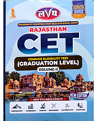 Lavya Rajasthan CET Graduation Level Volume 2nd English Medium August 2026 Edition New Updated Syllabus For Common Eligibility Test Exam