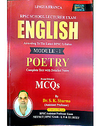 Lingua Franca RPSC School Lecturer Exam English Module 1st Poetry Complete Text With Detailed Notes MCQ s By Dr. S.K. Sharma For RPSC Assistant Professor 