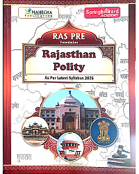 Mahecha Spring Board Academy RAS PRE 2026 Rajasthan Polity In English Medium