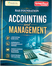 Mahecha Spring Board RAS Foundation Accounting And Management July 2026 Edition English Medium