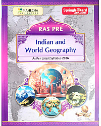 Mahecha Spring Board RAS Pre Indian And World Geography July 2026 Edition English Medium