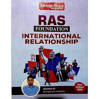 Mahecha Springboard Academy RAS Foundation Hand Written Note International Relationship English Medium By Abhishek Sir October 2024 Edition