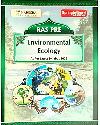 Mahecha Springboard Academy RAS PRE Environment And Ecology July 2026 Edition English Medium
