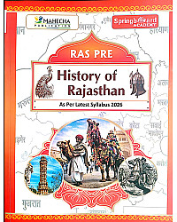 Mahecha Springboard Academy RAS PRE History Of Rajasthan June 2026 Edition English Medium