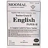 Moomal Second Grade English Complete Guide Paper 2nd By V.K. Awasthi and Ravi Acharya Sir November 2024 Edition For RPSC 2nd Grade Exam