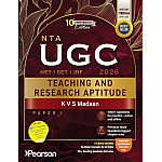 Pearson Teaching And Research Aptitude Paper 1st Compulsory 10th Anniversary Edition 2026 By KVS Madaan For UGC NET And SET And JRF Examination