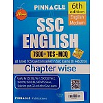 Pinnacle SSC English 7600+ TCS MCQ Till 6th Edition