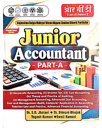 RBD Rajasthan Rajya Vidhyut Vitran Nigam Junior Accountant Part A English Medium 2026 Edition By Dr. S.D Jhalani Dr. Shivani Bhojak Yogesh Kumari