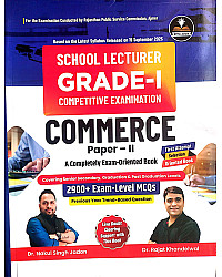 RPSC Adda First Grade Paper 2nd Commerce 2900+ Exam Level MCQ March 2026 Edition In English Medium By Nakul Singh Jadon And Rajat Khandelwal