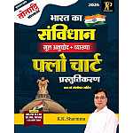 Totadri Publication Bharat Ka Samvidhan (Indian Constitution) Flow Chart By K.K. Sharmma 2026 Edition