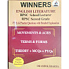 Winners Rpsc School Lecturer Second Grade English Literature PYQ Practice Questions with Detailed Explain Movements Ages Terms Forms Theory MCQ PYQ By Ashok sharma April 2026 Edition for 1st and 2nd Grade Exam