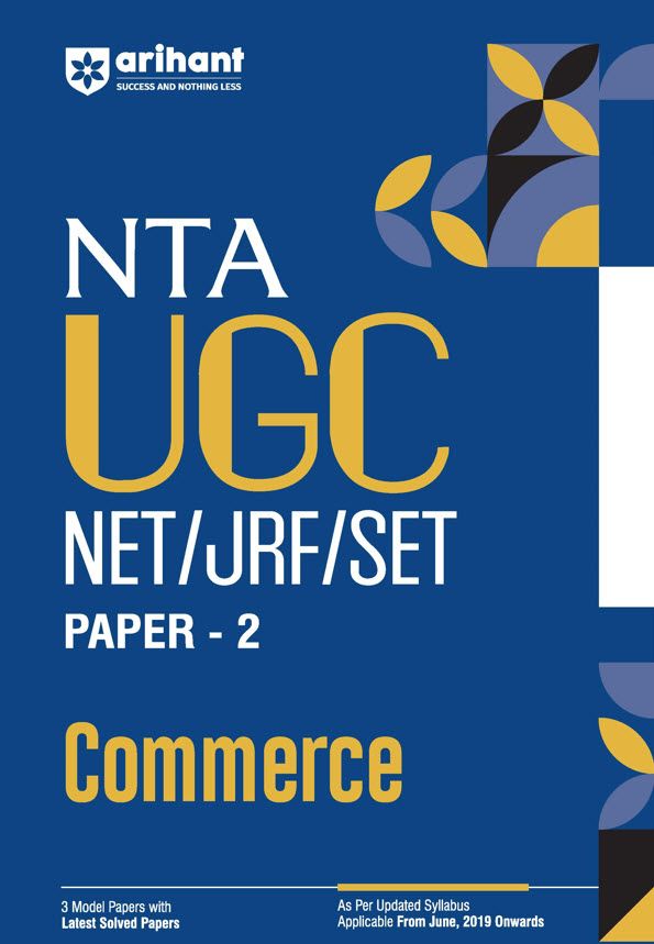 Arihant NTA UGC NET Commerce Paper 2nd Latest Edition November 2024 With 3 Model And Solved Paper