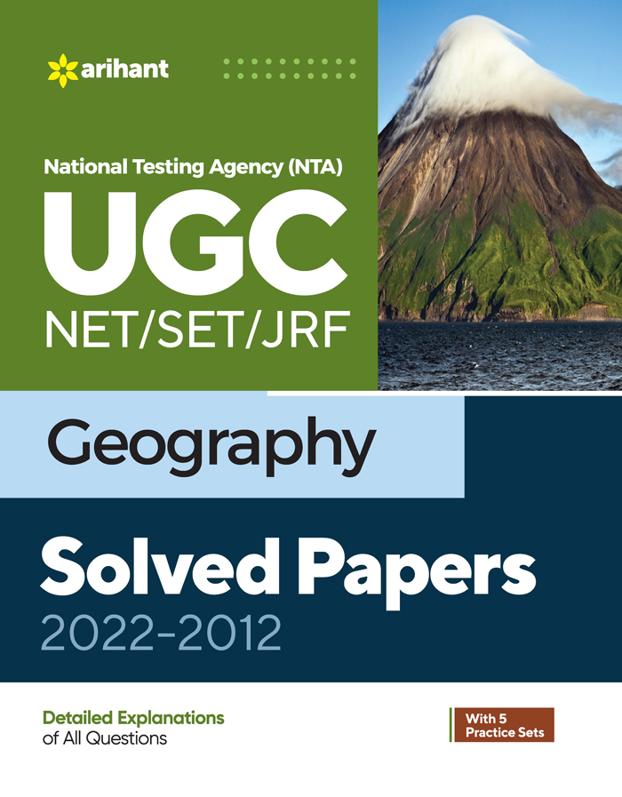 Arihant NTA UGC NET Geography Paper 2nd Solved Papers 2022-2012 With Practice Sets