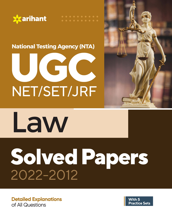 Arihant NTA UGC NET Law Paper 2nd Solved Papers 2022-2012 With Practice Sets