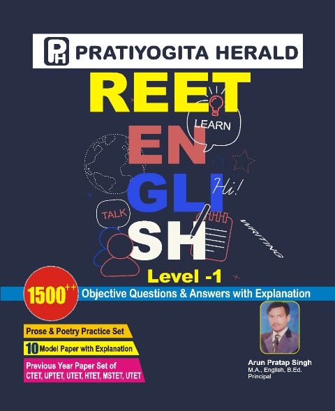 Herald Reet English Objective Question 2021 Edition By Arun Pratap Singh For Reet Level 1st Examination