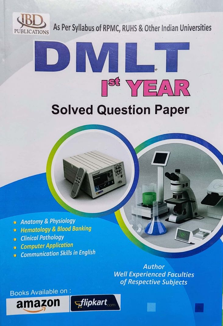 JBD DMLT 1st Year Solved Question Paper
