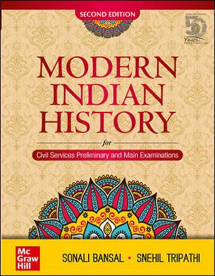TMH Modern Indian History 2nd Edition By Sonali Bansal and Snehil Tripathi For Civil Services Preliminary and Main Examination