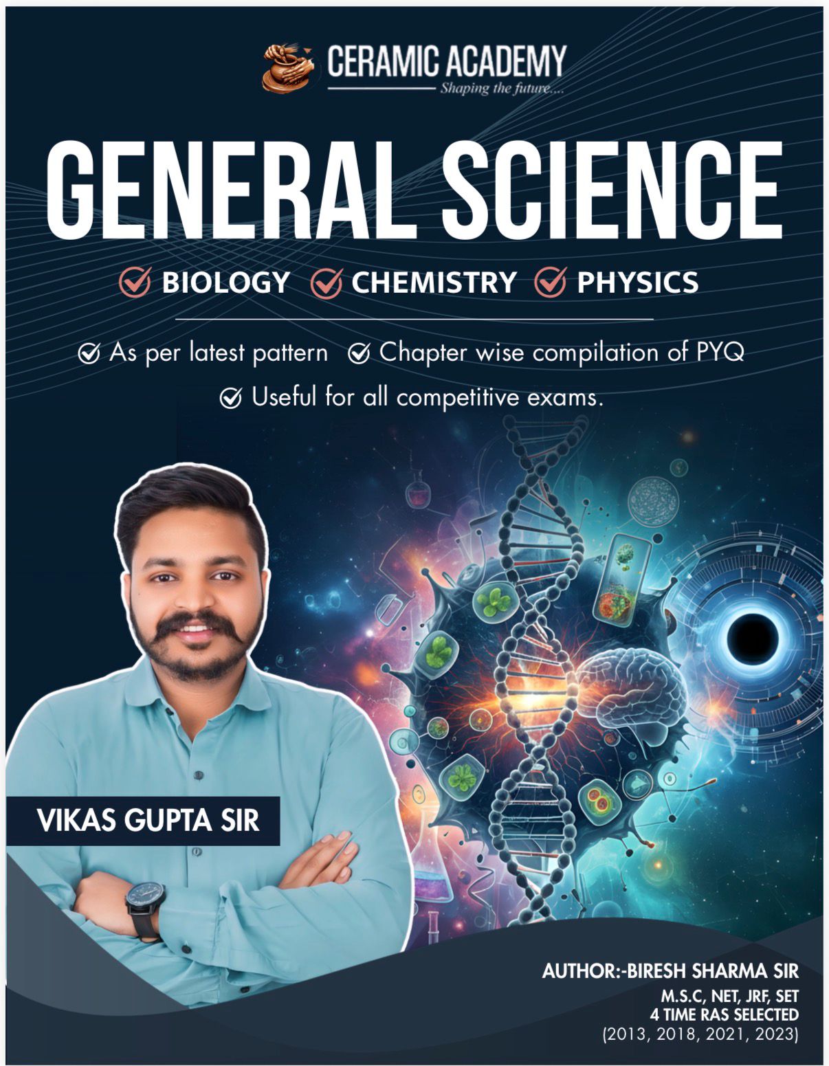 Ceramic Academy General Science Vikas Gupta sir By Biresh Sharma Sir March 2026 Edition In English Medium
