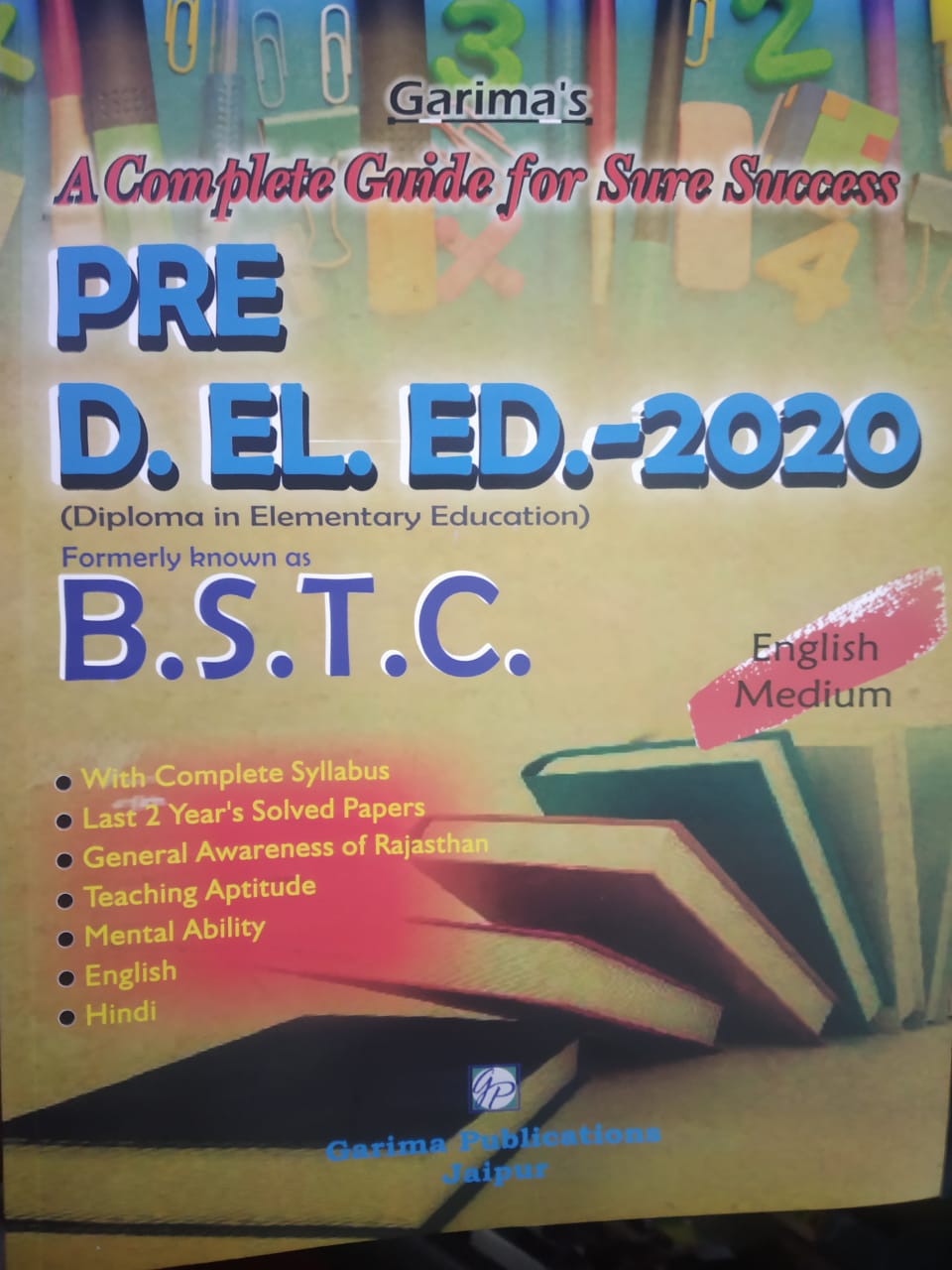 Garima Pre D.EL.ED.-2020 BSTC Complete Guide In English Medium 