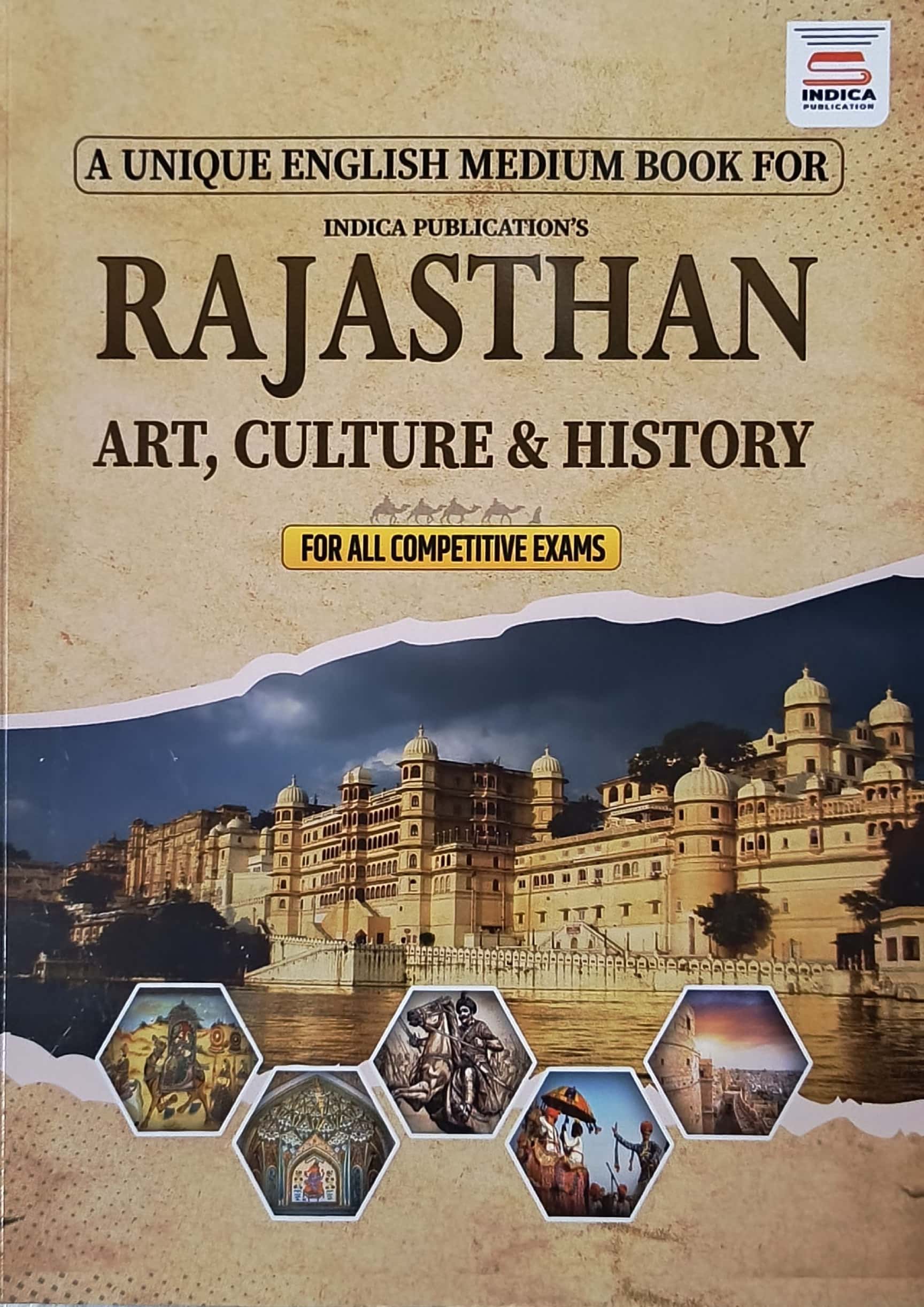 Indica Rajasthan Art Culture and History 2025 Edition By Saurabh Bharti For RPSC and RSSB Related Exam In English Medium