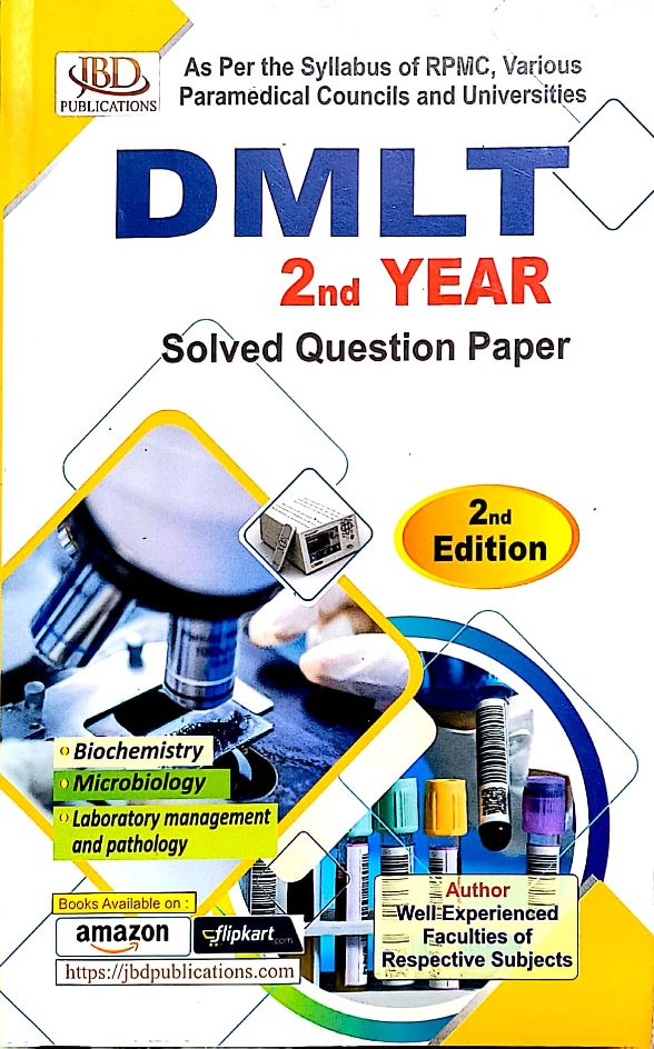 JBD DMLT 2nd Year Solved Question Paper