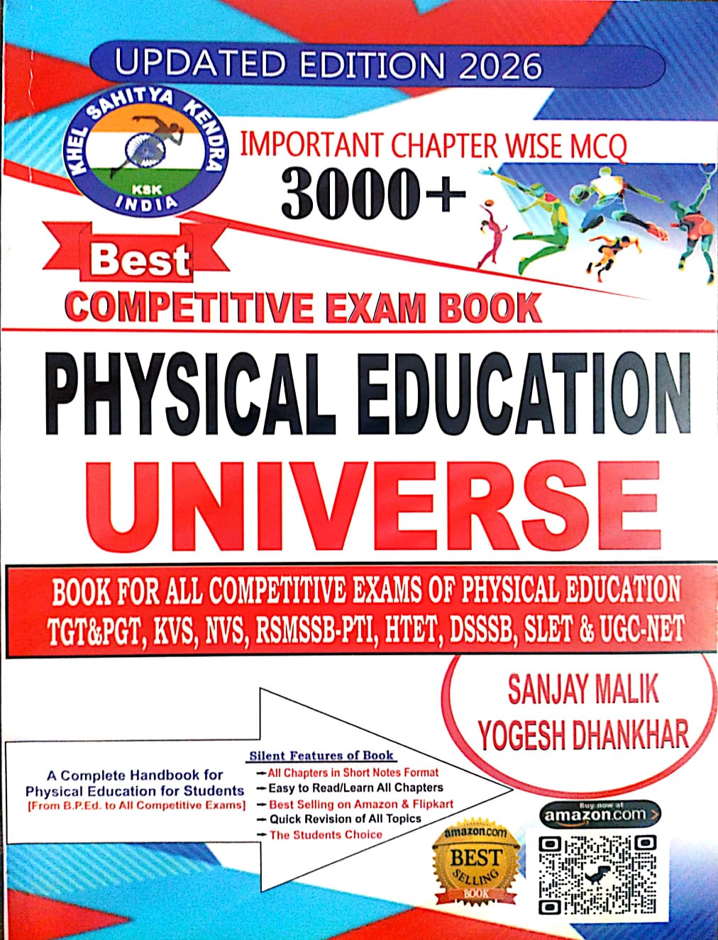 KSK PTI Physical Education Universe Competitive Exam Book By Sanjay Malik And Yogesh Dhankhar 2026 Edition In English Medium