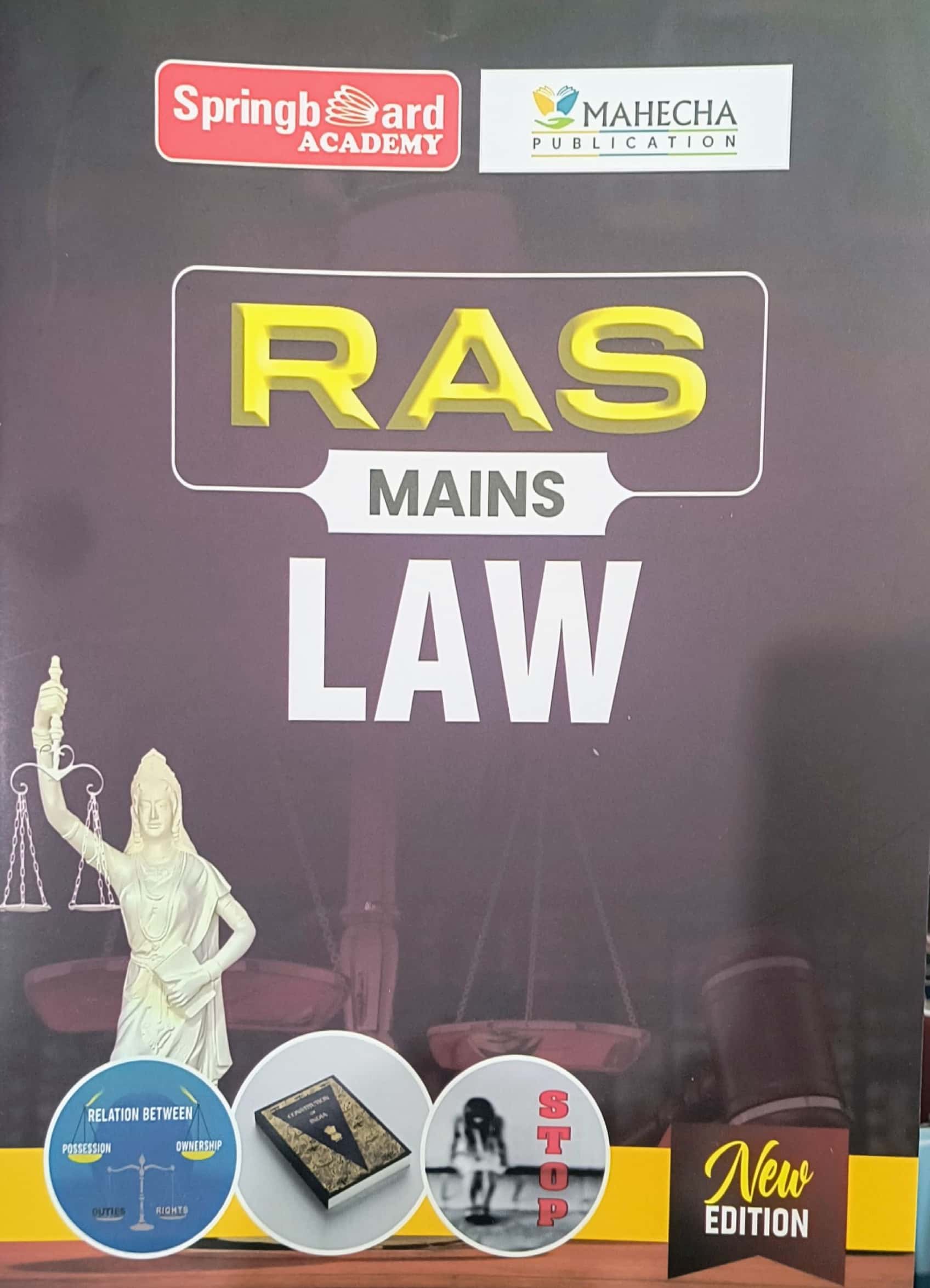 Mahecha Spring board RAS Mains Law February 2025 Edition