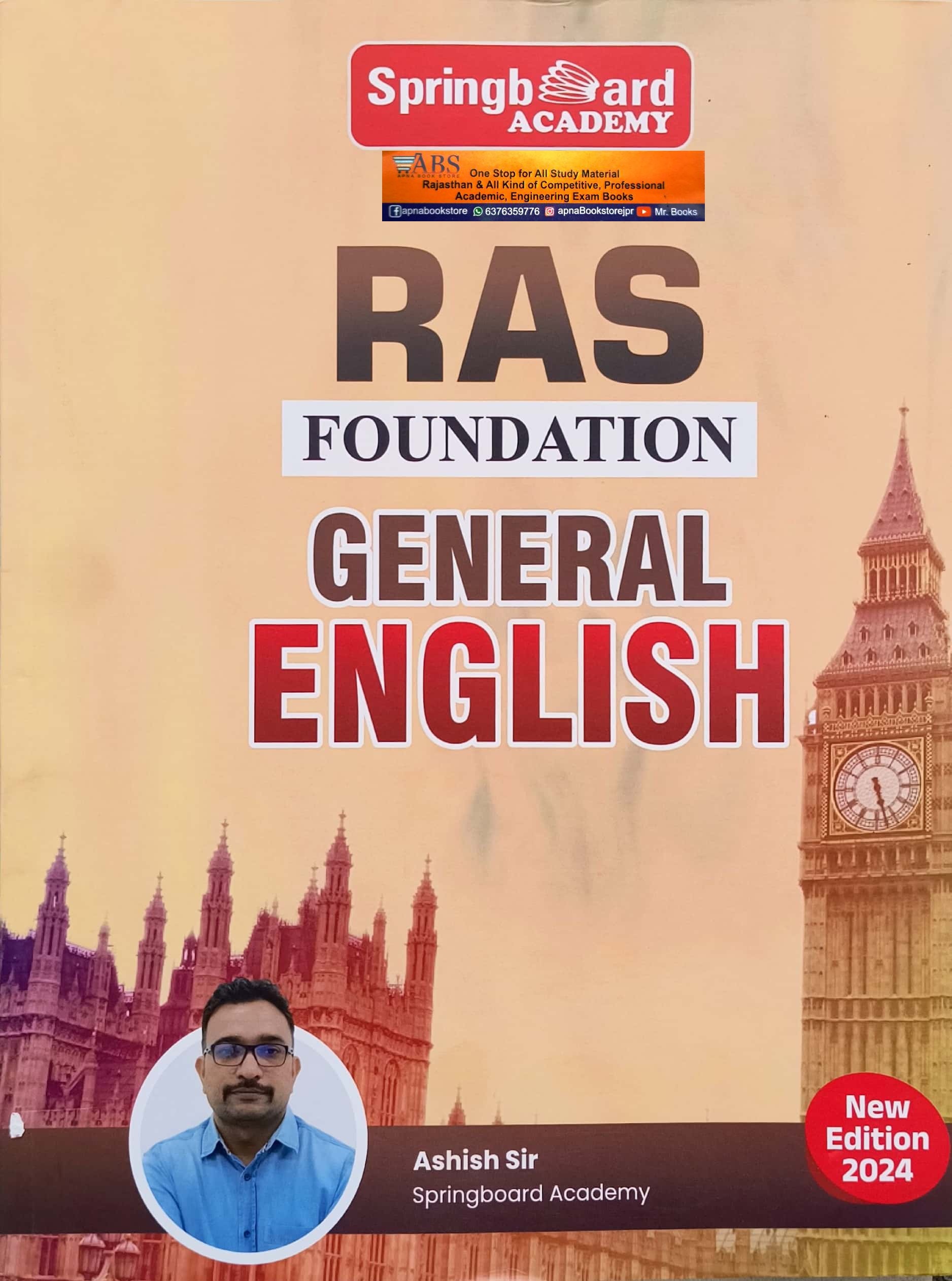 Mahecha Springboard Academy RAS Foundation Hand Written Note General English By Ashish Sir 2024 Edition