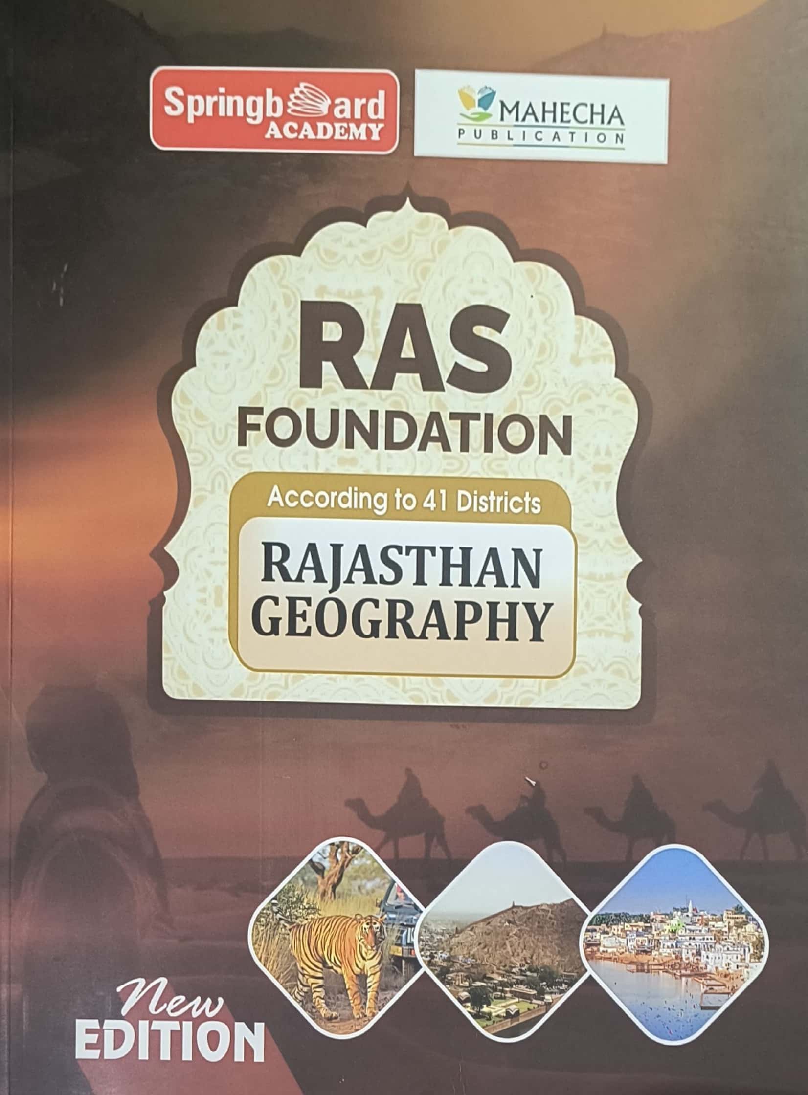 Mahecha Springboard Academy RAS Foundation Hand Written Note Geography Of Rajasthan November 2025 Edition In English Medium