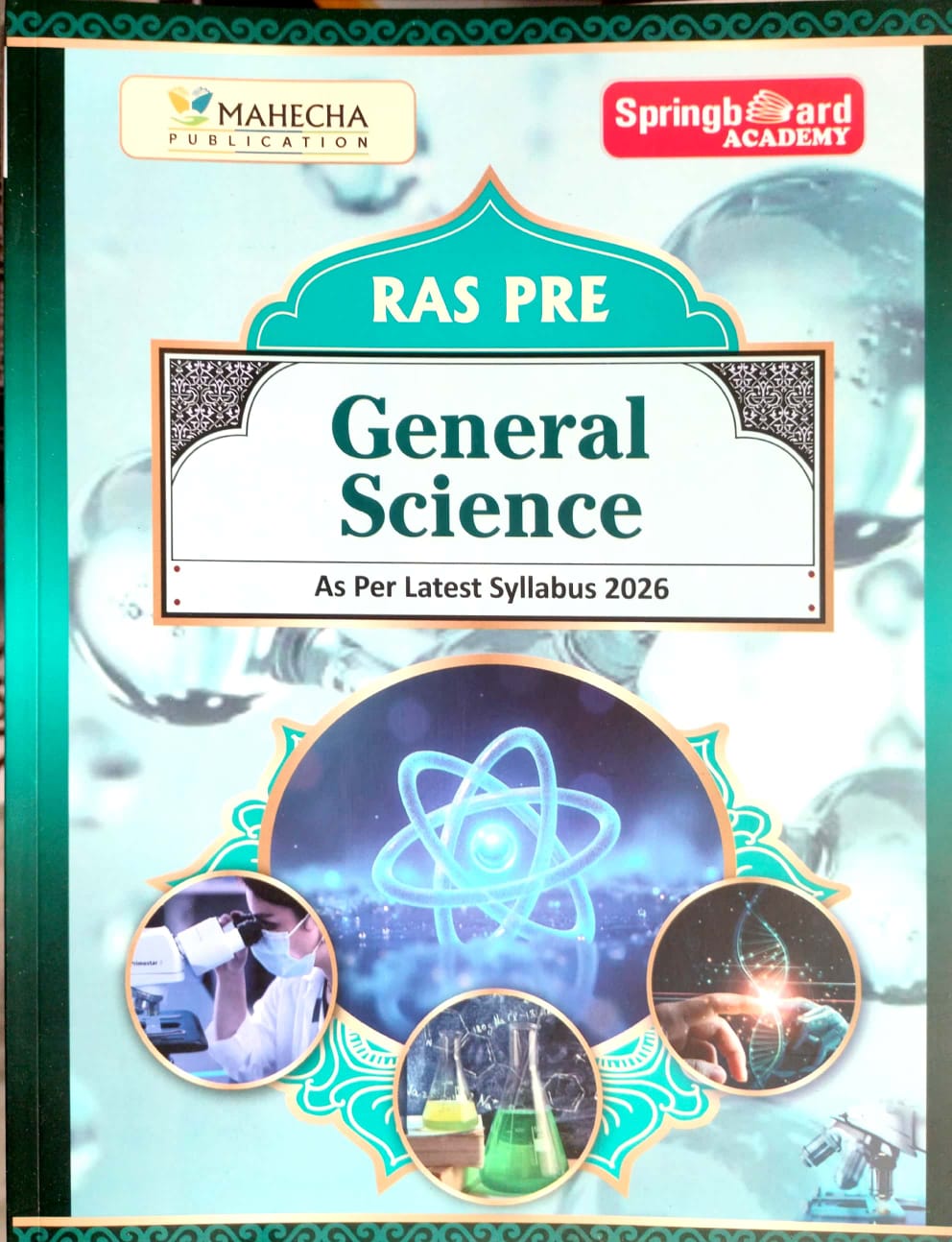 Mahecha Springboard Academy RAS PRE General Science July 2026 Edition English Medium