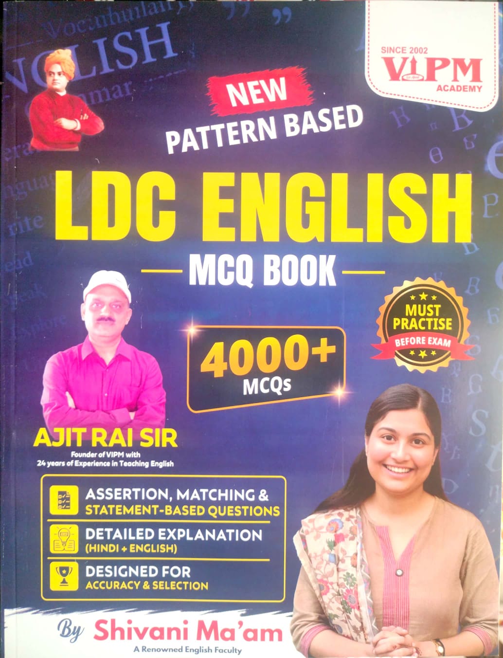 Vipm Academy LDC English 4000+ MCQ Objective By Shivani Maam And Ajit Rai Sir May 2026 Edition