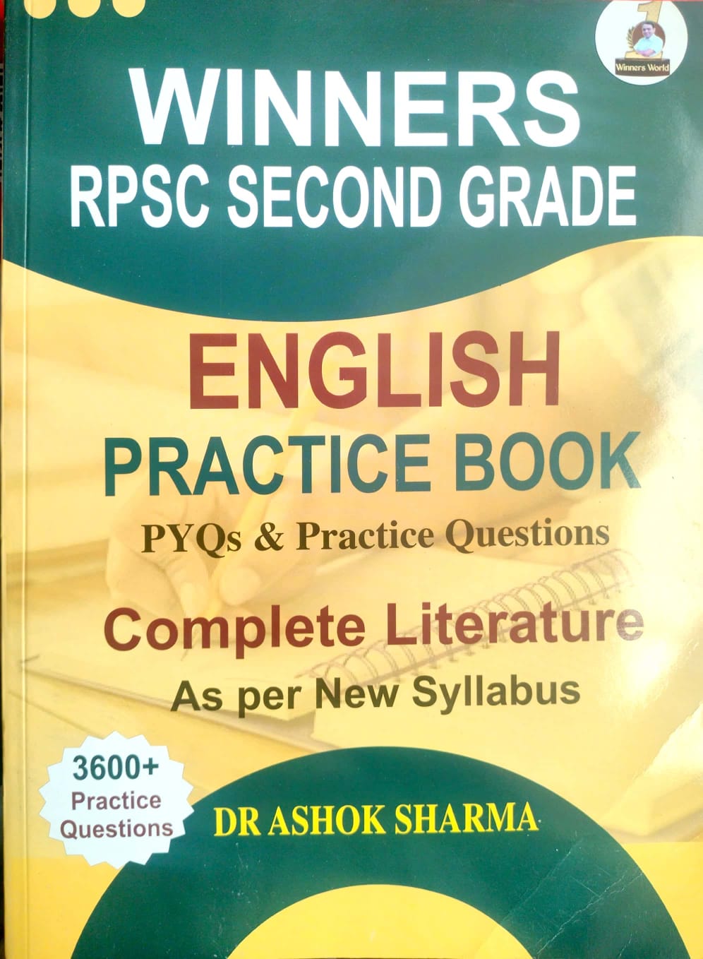 Winners RPSC Second Grade English Practice Book PYQ 3600+ Practice Questions Complete Literature April 2026 Edition By Dr Ashok Sharma 