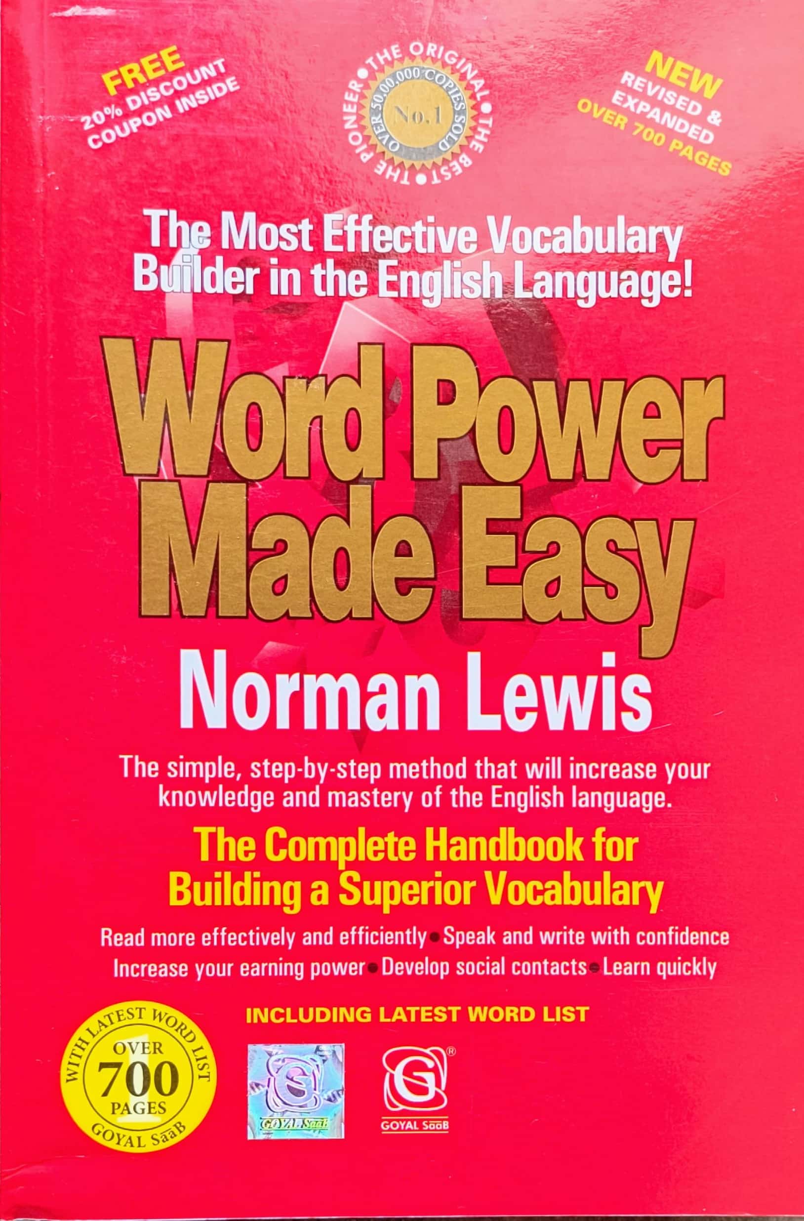 Word Power Made Easy By Norman Lewis Revised Edition Over 700 Pages